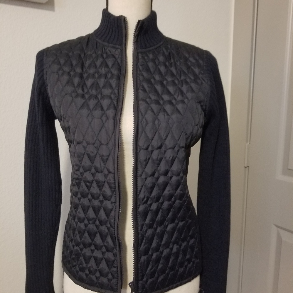Quilted Navy Jacket